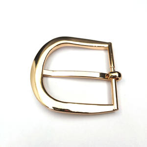 샤인 골드 40mm 주조 맞춤형 금속 벨트 버클 싱글 핀 가죽 버클 - Product Image 6