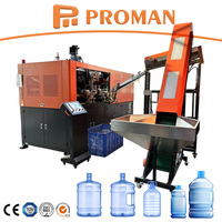 Máquina Sopladora Automática para Botellas de Agua de Plástico PET de 3-10L, 5 Litros, para Botellas de Aceite