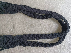 Handmade Macrame Tote <b>Bag</b> Hollow Pattern Bohemian Style Women's <b>Shoulder</b> <b>Bag</b> Open Top Single <b>Strap</b> Daily Use - Product Image 3
