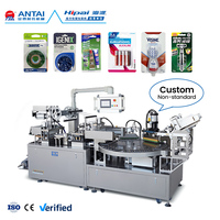 Machines d'emballage sous blister automatiques PLC pour cartes en PVC, fabricant de machines d'emballage sous blister pour gouttes oculaires et rasoirs à piles