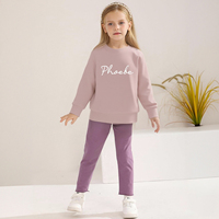 Camisetas de Algodón 100% para Niños Hongbo, Diseño de Cuello Redondo con Logotipo, Manga Larga, Sostenibles, para Primavera y Otoño