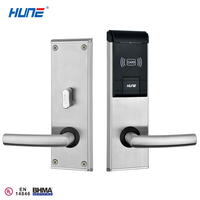 HUNE haute qualité prix favorable nouveau système de verrouillage de porte d'hôtel de sécurité Programmable réseau serrure intelligente