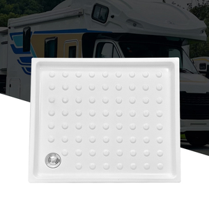 Base de Baño de 595*695 mm, Base Impermeable <span class=keywords><strong>para</strong></span> <span class=keywords><strong>Ducha</strong></span>, Apta <span class=keywords><strong>para</strong></span> Autocaravanas, Caravanas y Remolques - Product Image 1