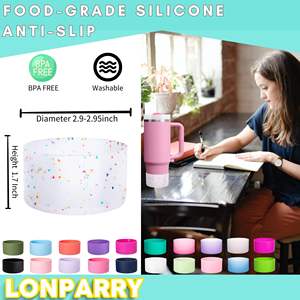 Bota de silicona para Stanley 40/30 oz Quencher Adventure Tumbler Bottom Boot para Stanley IceFlow Flip Cup Protector Sleeve Cover - Product Image 2