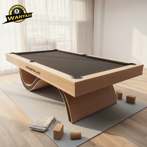 Wanyaju, fabricant d'accessoires de billard originaux, table de billard multi-usages et convertible en table de ping-pong et de poker, en bois, pour la maison - Product Image 4