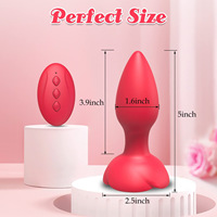Silicone souple Vagin Anal Plug Jouet Masturbateur Télécommande Petit Anal Butt Sex Toy pour Femmes Vibrateur