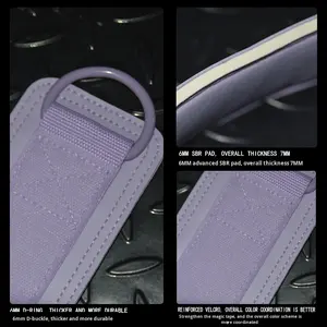 Atmungsaktive Fitness-Knöchel riemen aus Baumwolle und Nylon aus Neopren Elastische Bein-und Hüft trainer bänder Unisex in Einheits größe für Sports chutz - Product Image 3