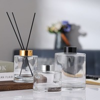 Bouteille vide pour diffuseur en verre, personnalisable, pour diffuseur à bâtonnets, pour intérieur, 50ml 100ml 120ml 150ml 200ml 500ml