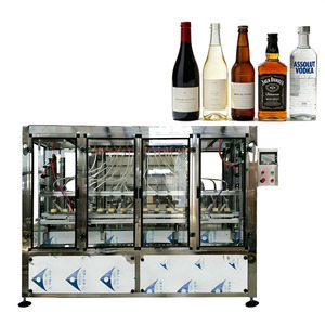 Línea de Llenado de Bebidas Totalmente Automática de Acero Inoxidable para Botellas de Vidrio, Alta Precisión, Fácil Control, Personalizable para Pequeñas y Medianas Empresas, 20 <span class=keywords><strong>A</strong></span>ños de Experiencia - Product Image 1