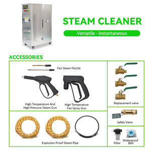 เครื่องล้างรถไอน้ำไฟฟ้า 9kw คุณภาพสูง ผลิตจากสแตนเลส ทนทาน ประสิทธิภาพการให้ความร้อน 99% ใช้ไฟ <span class=keywords><strong>220V</strong></span> สำหรับทำความสะอาดรถยนต์ - Product Image 6