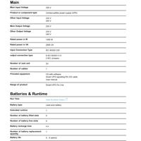 APC SURT2000XLICH Smart-UPS RT 2000VA 1400W 230V Monophasé Double Conversion Onduleur en ligne à montage en rack