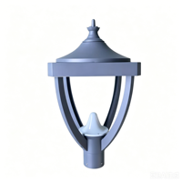 Luminaria Tradicional de 30W a 100W para Postes de Iluminación de Paisajes, Farola para Caminos de Villas de Lujo, Estilo Vintage, con Certificación CE