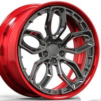 Vente flash pour Porsche Turbo S Sport 997 991 GT3 Chevrolet Corvette Z06 Jantes en alliage forgé 100 mm PCD 20 mm ET Nouvelles jantes