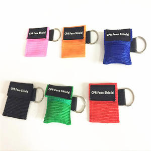 Máscara de RCP, ayuda de emergencia portátil, protector facial, respiración Artificial, respirador desechable, llavero, herramientas de cuidado de la salud, llavero - Product Image 4