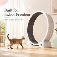 Roue pour chat pliable en ABS écologique pour une logistique efficace |   Ajustable |   Emballage de grand diamètre |   Expédition rapide Roue durable