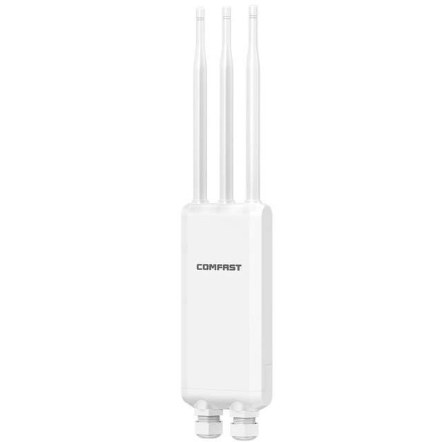 COMFAST AC1300 High Power Weatherproof Roteador Wifi Longo Alcance 2.4G/5G 24V POE Gigabit Router Outdoor Wireless Access Point