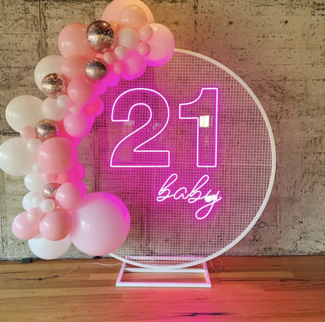 Koncept Drop Shipping 20 pouces 21 enseigne lumineuse LED personnalisée pour bébé enseigne lumineuse LED néon publicitaire personnalisée