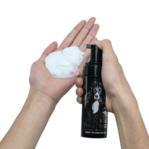 Set nero personalizzato schiuma di <span class=keywords><strong>lavaggio</strong></span> a secco per piccoli <span class=keywords><strong>animali</strong></span> Non tossico delicato Pet <span class=keywords><strong>lavaggio</strong></span> con materiale di pulizia igienica per <span class=keywords><strong>animali</strong></span> domestici - Product Image 4