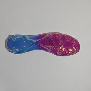 HT-9K0050 Suela de Fútbol de TPU con Buen Diseño, Electrochapada con Efecto Arcoíris, Antideslizante, Ligera, Duradera, Brillante y con Color Personalizable - Product Image 4