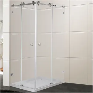 Aluminium Frame Pivot Glass Shower Door Slide Shower Room Pivot Door Bathroom Shower Enclosures