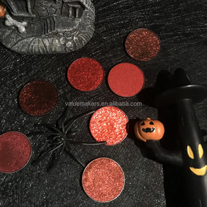 वेगन आंखों का मेकअप उच्च वर्णक वाटरप्रूफ लाल आंखों की छाया कस्टम ब्रांड ग्लिटर दबाया पाउडर दृष्टि - Product Image 3