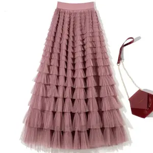 Женская эластичная плиссированная юбка с завышенной талией, женская одежда - Product Image 3