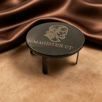Plaque métallique carrée non gravée en vrac pour accessoires de maroquinerie et de chaussures