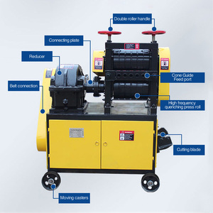 Máquina enderezadora de barras de refuerzo usada de alta calidad, máquina enderezadora y dobladora de barras de acero - Product Image 2