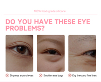 Patchs en silicone réutilisables pour les yeux, anti-cernes et anti-rides, pour extensions de cils