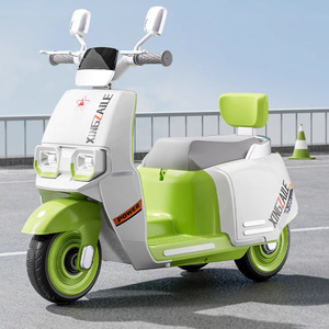Motocicleta eléctrica Xingzai Le para niños, con doble tracción, control remoto, recargable, juguete para niños y niñas - Product Image 1