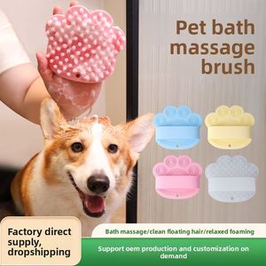 Silicone Shower Brush Cats <b>Bathing</b> and Grooming Versatile <b>Pet</b> <b>Cleaning</b> Tool for Bathroom Use - Product Image 3