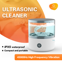 Nettoyeur à ultrasons portable 45 kHz du fabricant de Huizhou, corps cylindrique transparent, pour produits dentaires