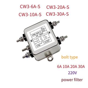 Filtro de Energía CA Monofásico de 220V CW3-6A/10A/20A/30A/-S CW3-6/10/20A-R CW3-10A-T CW3-20A-S CW3-10A-S - Product Image 3