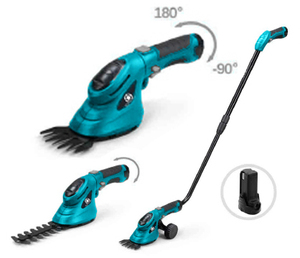 Meilleures ventes - Tondeuse à haies électrique miniature sans fil portable, alimentée par <span class=keywords><strong>batterie</strong></span>, pour travaux de jardinage - Product Image 5