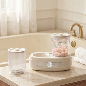 Lavatrice Mini Pieghevole Automatica in Plastica - Capacità 11L - Ricarica USB - Controllo Touchscreen - Portatile per Esterni e Hotel - Product Image 5
