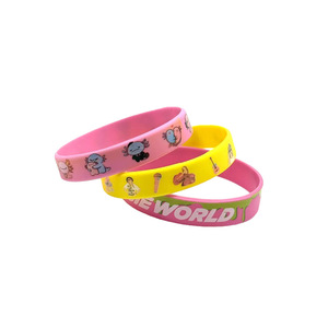 สายรัดข้อมือซิลิโคนหลากสี  พร้อมโลโก้ส่วนตัว  ของขวัญส่งเสริมการขายสำหรับเด็ก  สำหรับงานรวมตัว - Product Image 2