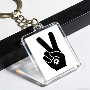 Llavero Acrílico Personalizado para Equipos de Vestuario Grabado con el lema del equipo y el eslogan de la temporada. Artículo de ritual pre-competición para mejorar el moral - Product Image 5