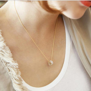 New 925 <b>Sterling</b> <b>Silver</b> Zircon Crown <b>Necklaces</b> Pendant Fashion <b>Sterling</b> <b>Silver</b> Jewelry Statement for <b>Women</b> Bijoux - Product Image 5