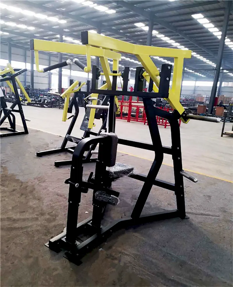 Commerciële Gym Sterkteplaat Geladen Sporttraining Iso-Zijdelingse Zittende Machine Iso-Laterale Hoge Rij Machine