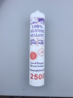 Sellador de Silicona de Uso General 2500 para Ventanas, Baños y Vehículos