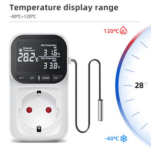 Prise de contrôle de température programmable Wi-Fi 16A avec minuterie (norme UE) pour réfrigérateurs, incubateurs, aquariums, serres - Product Image 6