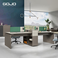 Vente directe d'usine Meubles de bureau ouverts Tables de séparation modulaires Postes de travail de cabine de bureau pour 2,4,6 personnes