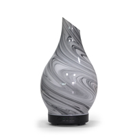 Machine d'aromathérapie en verre de feu 3D de vendeur chaud avec l'humidificateur d'éclairage coloré de modèle de feux d'artifice