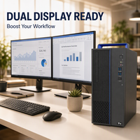 Ordinateur de bureau Hygon pour l'achat groupé gouvernemental des écoles, 8 Go de RAM, SSD 512 Go, GPU dédié 2 Go, moniteur, logo personnalisé, ordinateur de bureau Linux