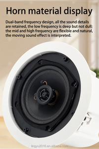 Système de sonorisation PA sans fil en gros avec haut-parleur de plafond 5 pouces 20 watts 8 ohms et connexion principale auxiliaire – Offre spéciale - Product Image 5