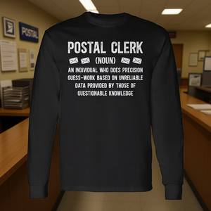 Maglietta a maniche lunghe con stampa digitale unisex, girocollo, per postino, abbigliamento promozionale, regalo per adulti - Product Image 2