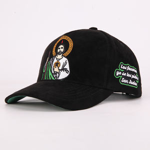 Großhandel Individuell Gestaltete Sportkappen 5-<span class=keywords><strong>Panel</strong></span> Bestickte Outdoor-Baseballkappe aus Wildleder mit Eigenem Logo - Product Image 4