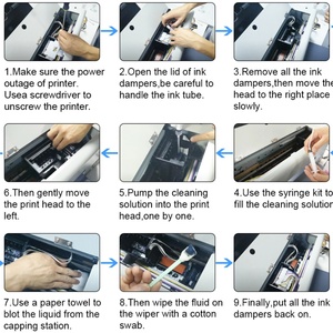 OCB Red DTF Blue Powerful Ink Spray Remover Removed Sol Print Head Printer Cleaning Liquid Swaps Solution of DTF - Product Image 5