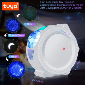 Proiettore di Stelle 3-in-1 Sky+Luna+Stella con Illuminazione LED RGB, WiFi Tuya Smart, Musica e Telecomando PST-SC511 - Novità 2026 - Product Image 6