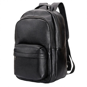 Marrant Male Large Capacity Waterproof Business Travel <b>Backpack</b> 15.6 Inch <b>Laptop</b> Bag Genuine <b>Leather</b> for Men - Product Image 3